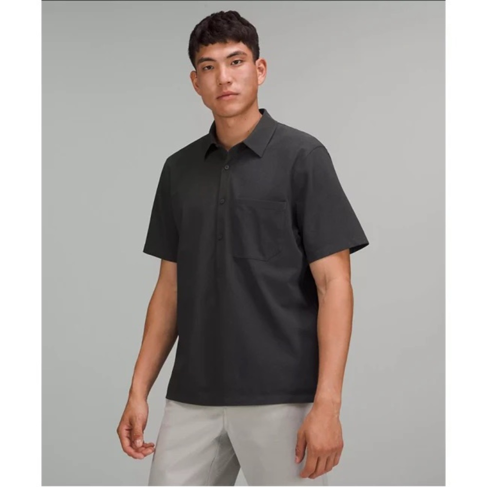 lululemon athletica Black Dress Shirt